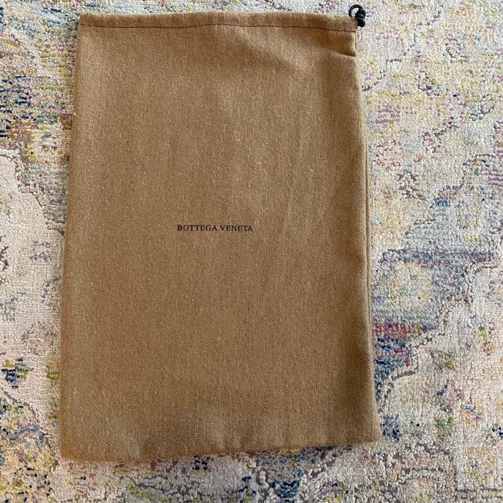 Bottega Veneta Luxury Soft Brown Dust Bag 13x9”
